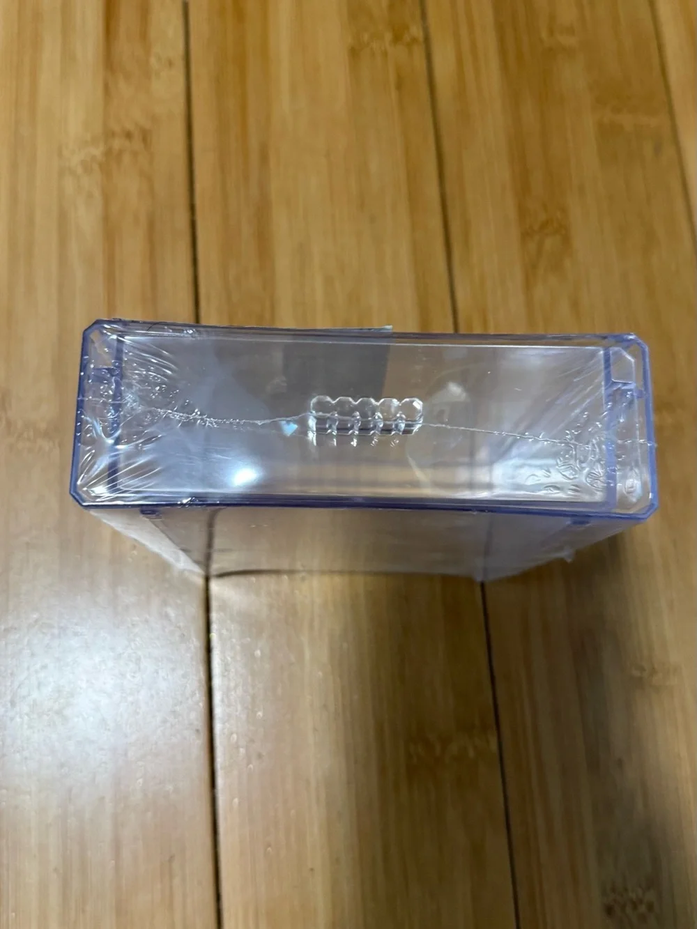 essentials Clear Stackable Organizing Drawer with Orange Label
